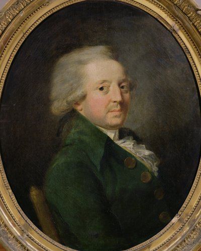 Portrait of Marie-Jean-Antoine-Nicolas de Caritat, Marquis of Condorcet by Jean Baptiste Greuze
